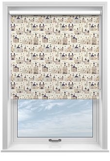 Magic Castle, Stone - Twist&Fit Roller Blind